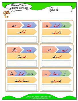 ı sesi Grubu Çalışma Sayfaları